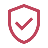 Shield with tick